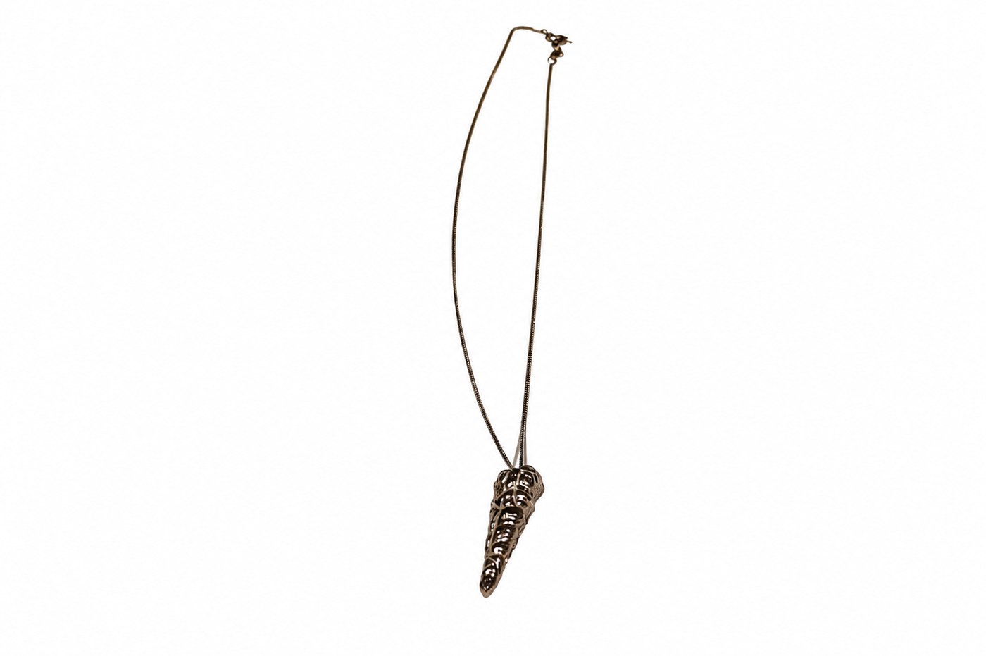 Silver spike pendant
