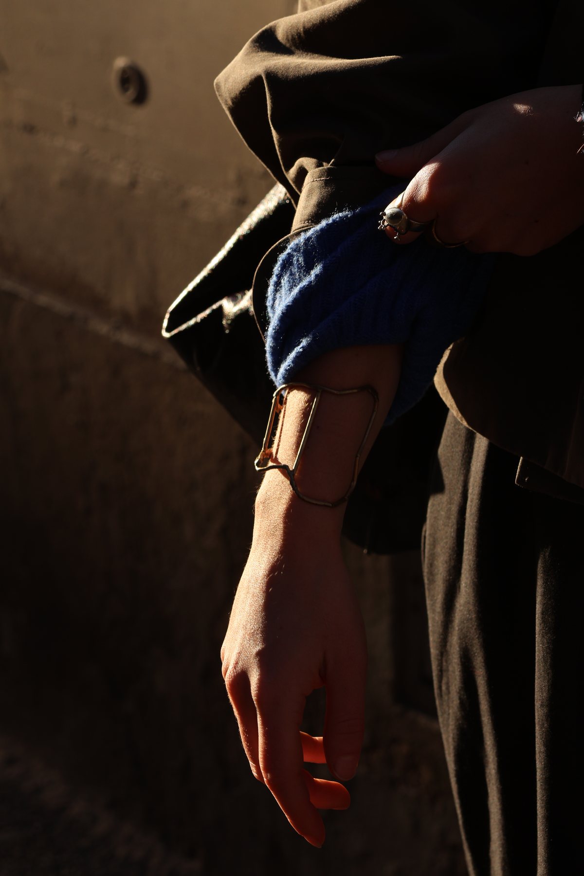 Cuff, worn