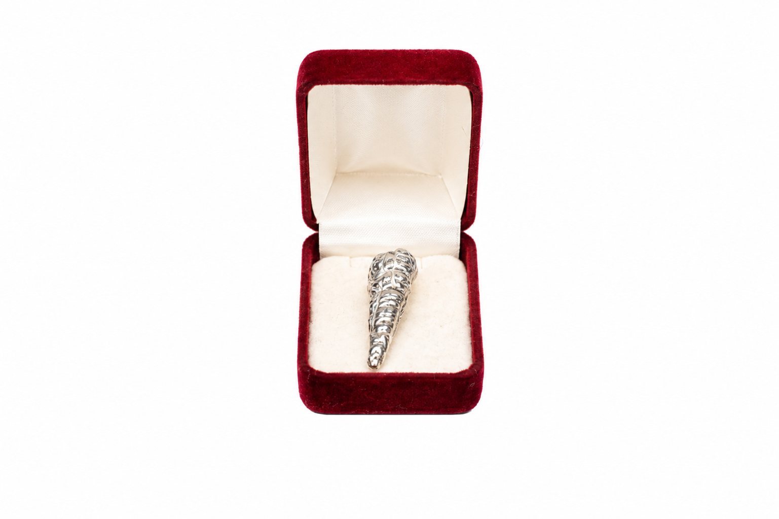 Cocoon ring, red box