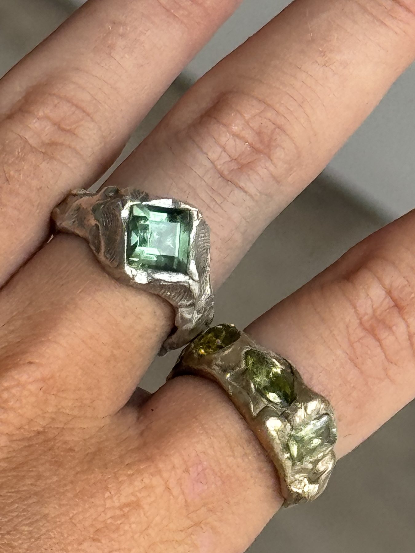 Rings with stones
